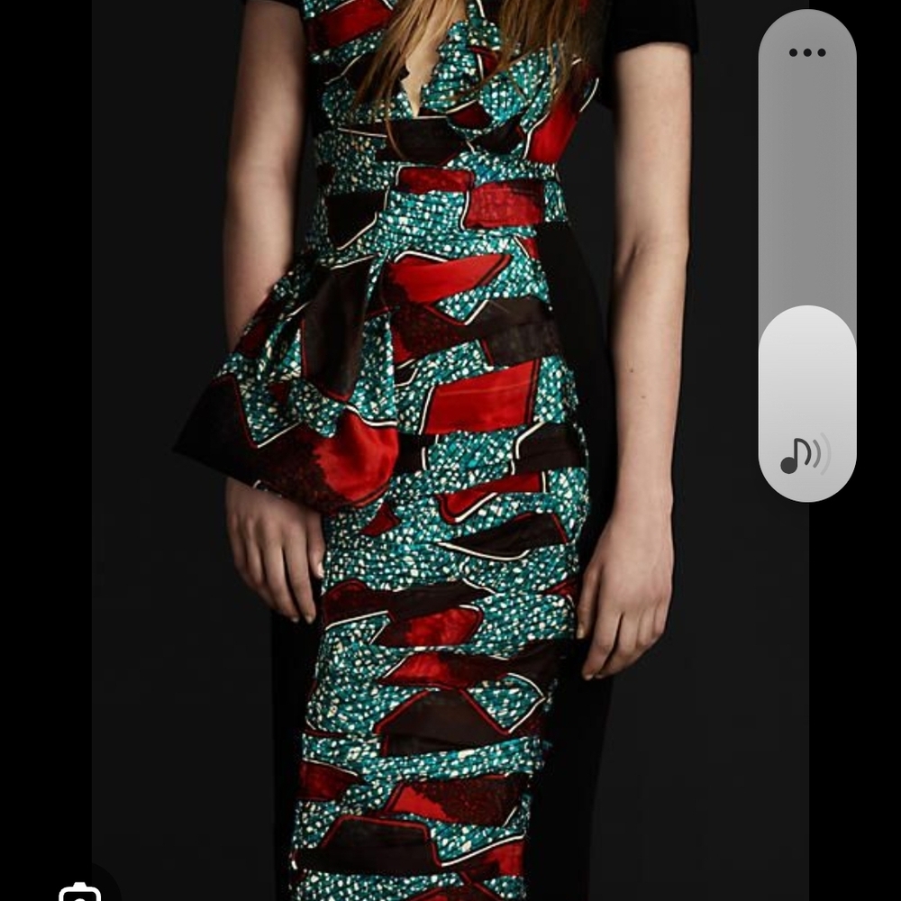 Burberry Elegant Multicolor Patterned Dress